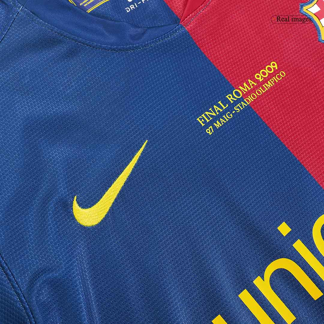 Barcelona 2008/09 Retro Home Soccer Jersey - UCL Final