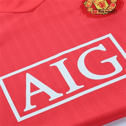 Ronaldo #7 Manchester United 2007/08 Home Retro Soccer Jersey
