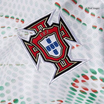 RONALDO #7 Portugal Away Long Sleeve Football Jersey 2025 White