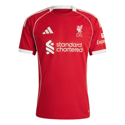 M.SALAH #11 Liverpool Home Soccer Jersey 2025/26