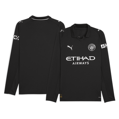 Manchester City Away Long Sleeve Soccer Jersey 2025/26