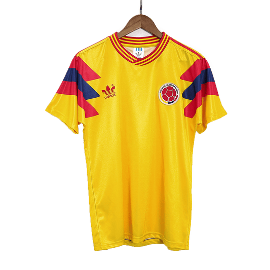 Colombia 1990 Home Retro Football Jersey