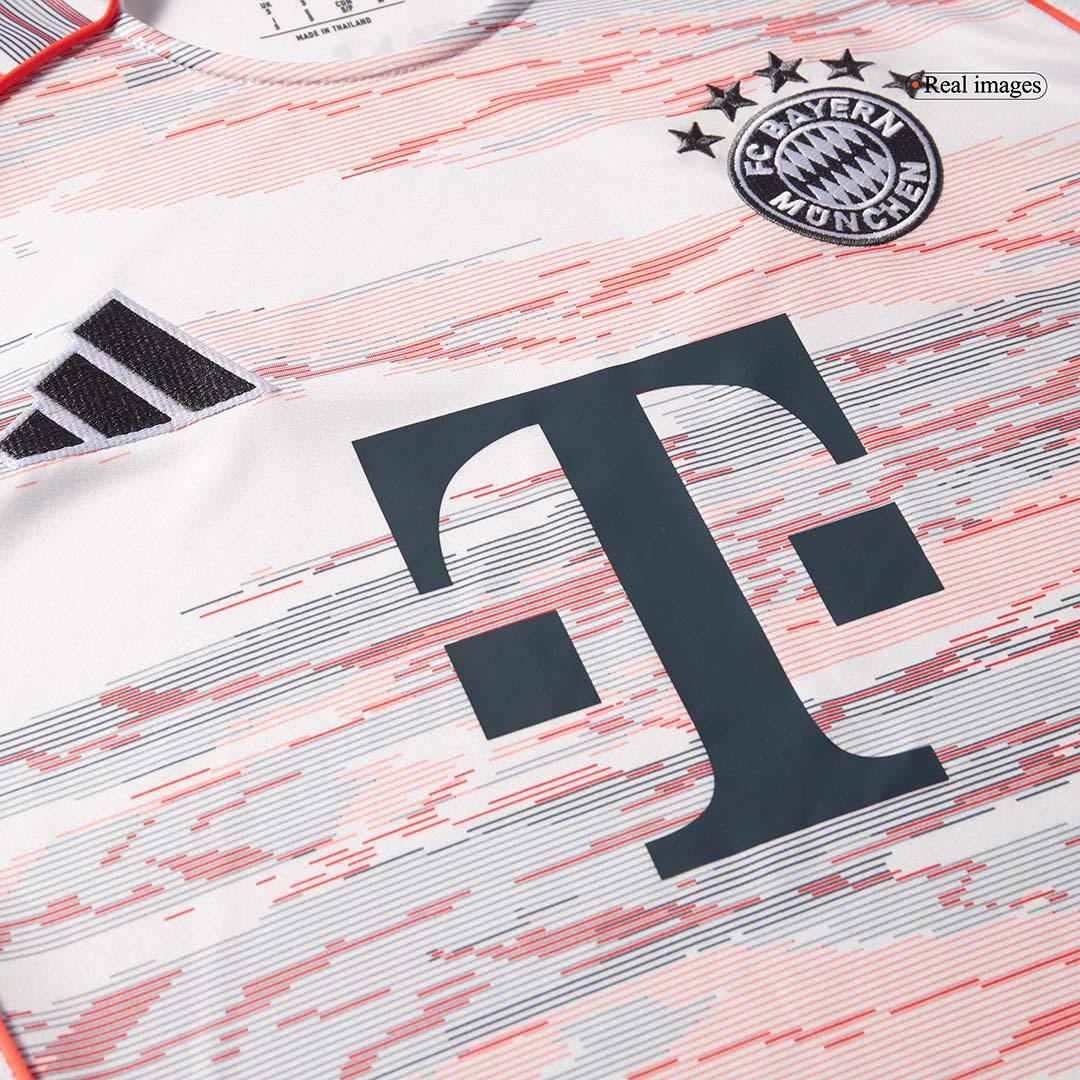 Bayern Munich Away Soccer Jersey Kit (Jersey+Shorts) 2025/26 White
