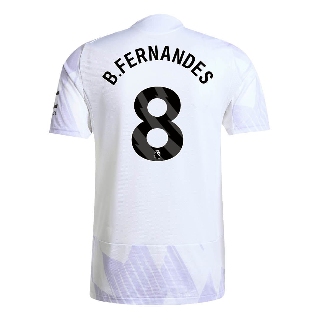 B.FERNANDES #8 Manchester United Away Player Version Soccer Jersey 2025/26
