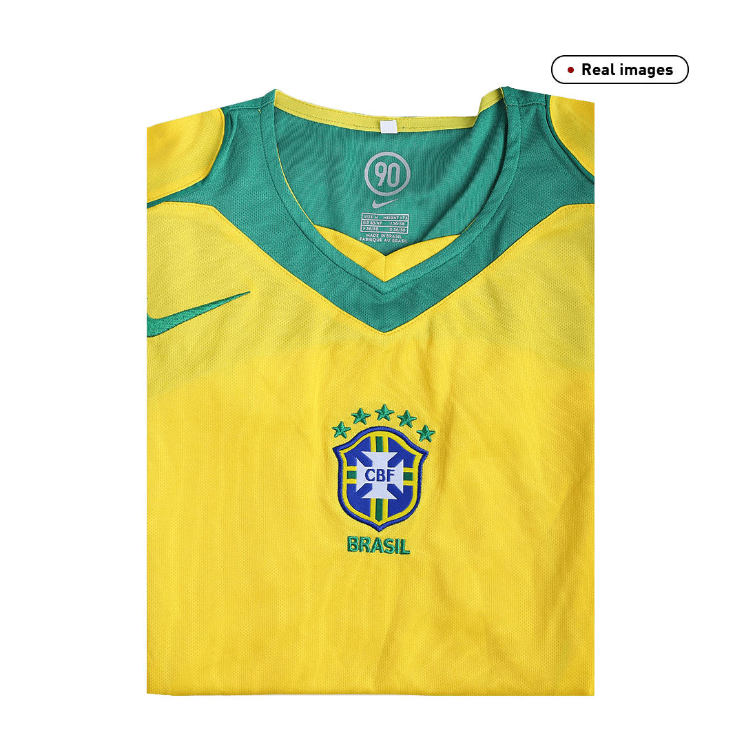 Brazil 2004 Home Retro Football Jersey