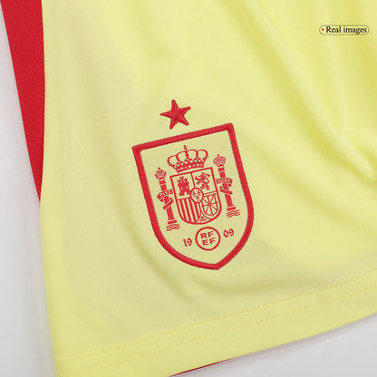 Spain Kid's Away Football Jersey Kit (Jersey+Shorts+Socks) Euro 2024