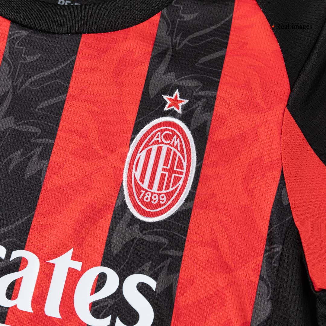 AC Milan Kid's Home Kit - Jersey+Shorts 2025/26