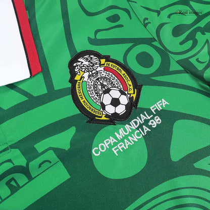 Mexico 1998 Home Retro Football Jersey
