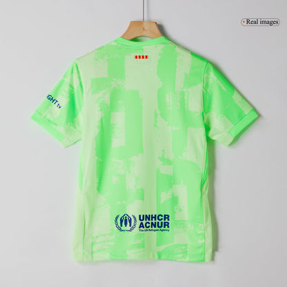 Barcelona Third Away Soccer Jersey Kit (Jersey+Shorts) 2024/25 - (Spotify Logo Without Text)