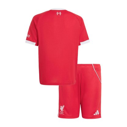 Kid's Liverpool Home Kit - Jersey+Shorts 2025/26