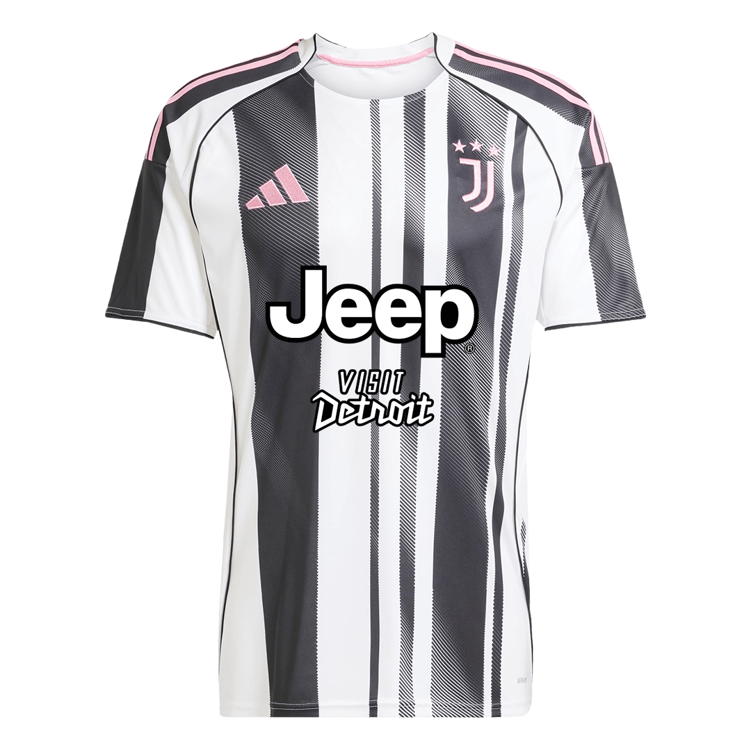 YILDIZ #10 Juventus Home Soccer Jersey 2025/26 Black&White