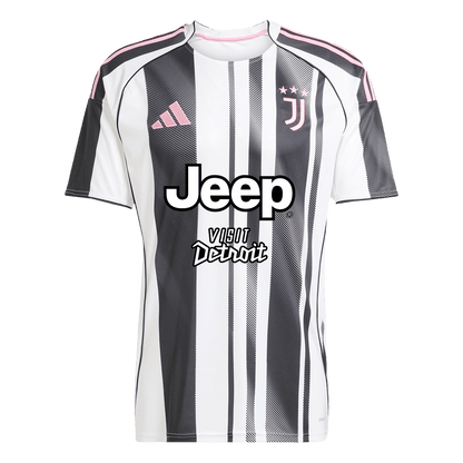 YILDIZ #10 Juventus Home Soccer Jersey 2025/26 Black&White