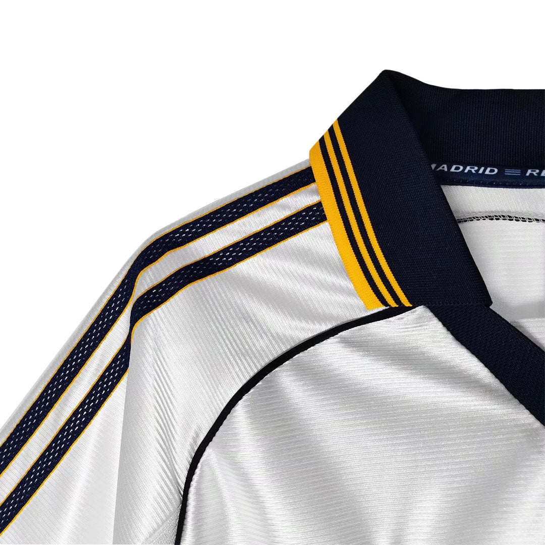 Real Madrid 1998/00 Home Retro Soccer Jersey