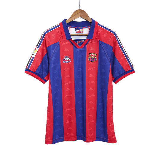 Barcelona 1996/97 Retro Home Soccer Jersey