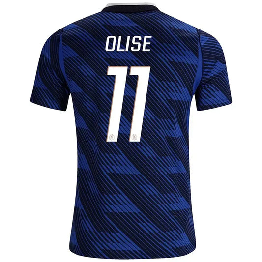 Camiseta de fútbol de la selección francesa de visitante, versión jugador, Mbappe #10, Copa del Mundo 2026