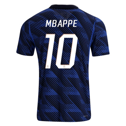 Maillot de foot extérieur version joueur Coupe du Monde 2026 Mbappe #10 France
