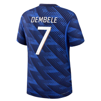 Camiseta de fútbol de la selección francesa de visitante, versión jugador, Mbappe #10, Copa del Mundo 2026