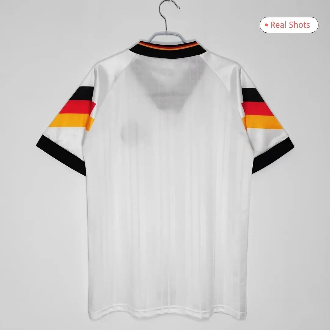 Camiseta retro de fútbol de Alemania para la Eurocopa 1992