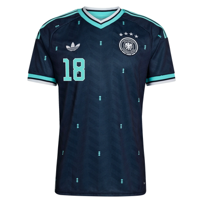 Camiseta de Fútbol Visitante Wirtz #17 Alemania 2026