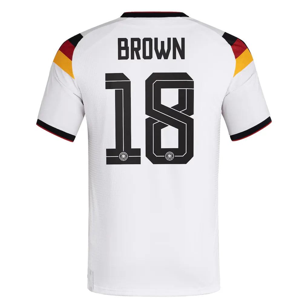 Maillot domicile de football KIMMICH n°6, version joueur Allemagne, Coupe du Monde 2026