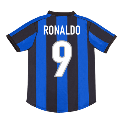 RONALDO #9 Inter Milan 2009/10 Home Retro Football Jersey