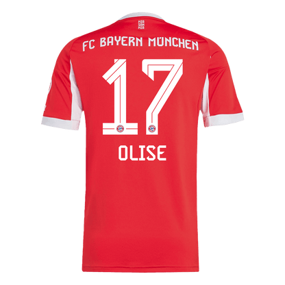 OLISE #17 Bayern Munich Home Soccer Jersey 2025/26
