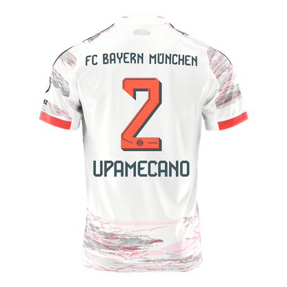 UPAMECANO #2 Bayern Munich Away Soccer Jersey 2025/26