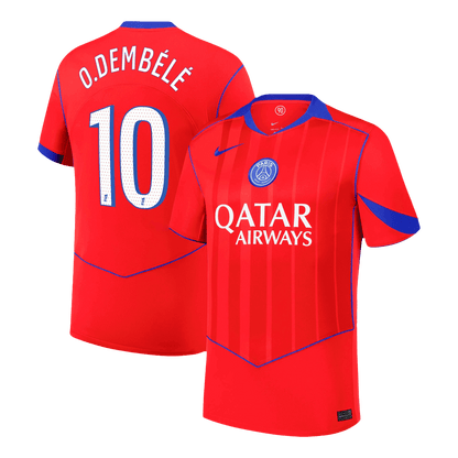 O.DEMBÉLÉ #10 PSG Third Away Soccer Jersey 2025/26