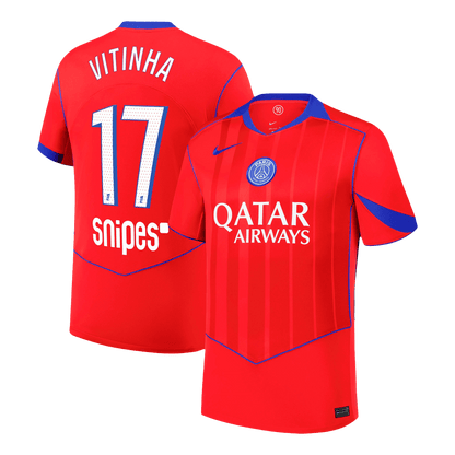 VITINHA #17 PSG Third Away Soccer Jersey 2025-26