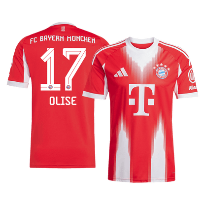 OLISE #17 Bayern Munich Home Soccer Jersey 2025/26