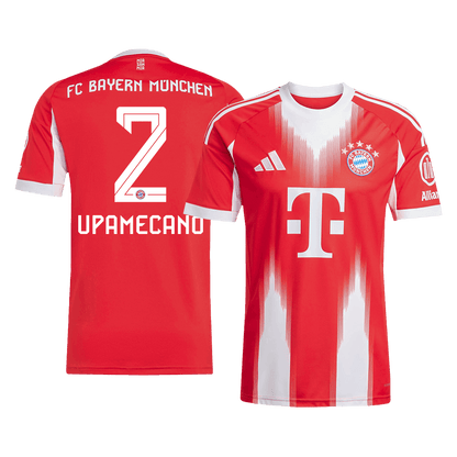 UPAMECANO #2 Bayern Munich Home Soccer Jersey 2025/26