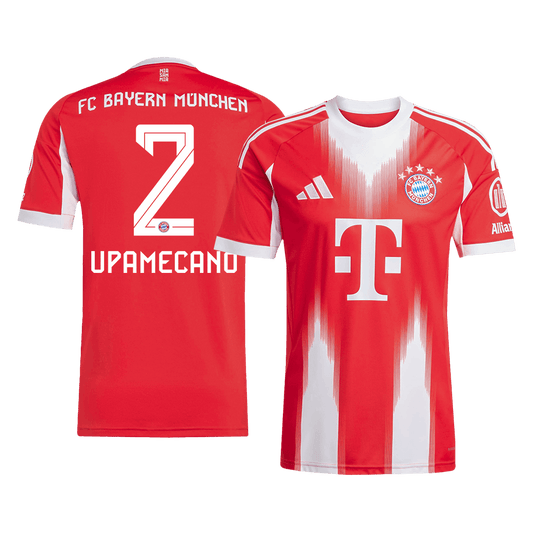 UPAMECANO #2 Bayern Munich Home Soccer Jersey 2025/26
