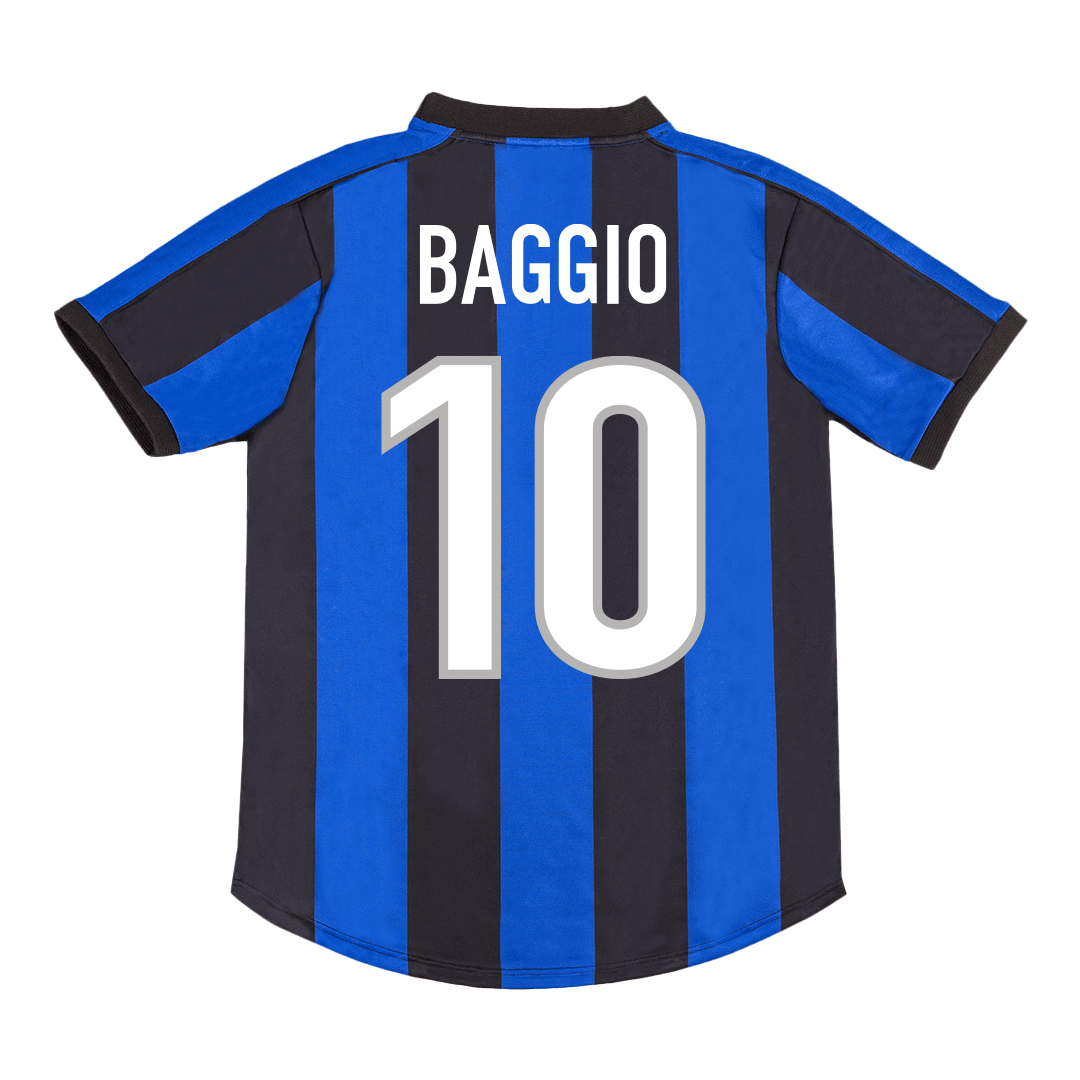 BAGGIO #10 Inter Milan 2009/10 Home Retro Football Jersey