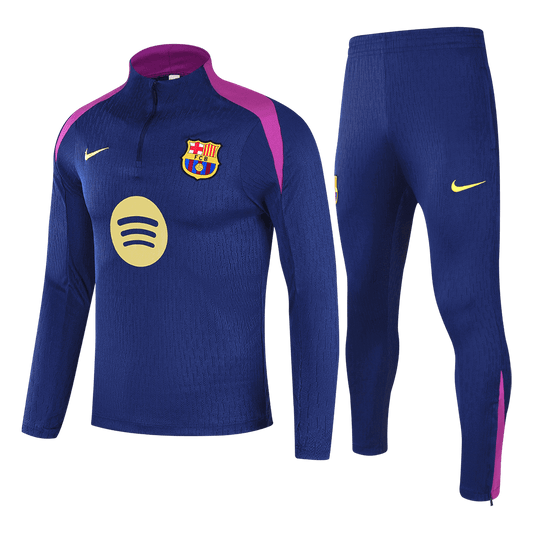 Barcelona Kid's Tracksuit 2025/26 Navy 1/4 Zip