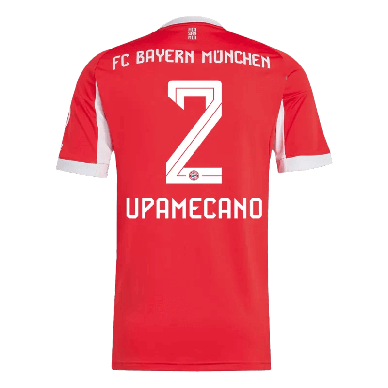 UPAMECANO #2 Bayern Munich Home Soccer Jersey 2025/26