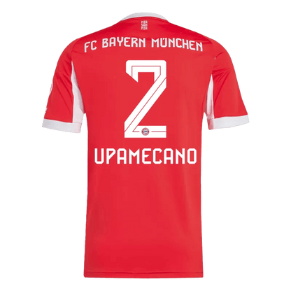 UPAMECANO #2 Bayern Munich Home Soccer Jersey 2025/26