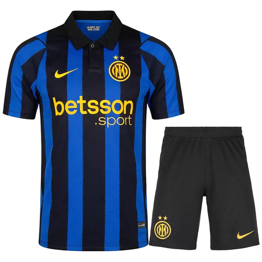 Tenue domicile de l'Inter Milan - Maillot + Short 2025/26