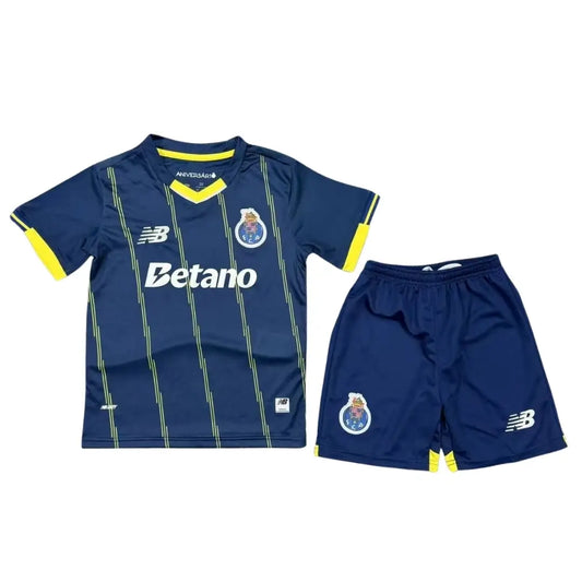 Kid's FC Porto Fourth Away Soccer Jersey Kit 2025/26