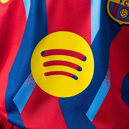 Cuarto uniforme de visitante del Barcelona para niños (Camiseta y pantalón corto) 2025/26