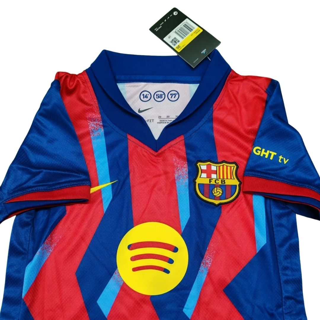 Barcelona Kid's Fourth Away Soccer Kit - Jersey+Shorts 2025/26