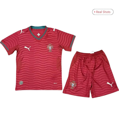 RONALDO #7 Portugal Kid's Home Kit - Jersey+Shorts 2026 World Cup