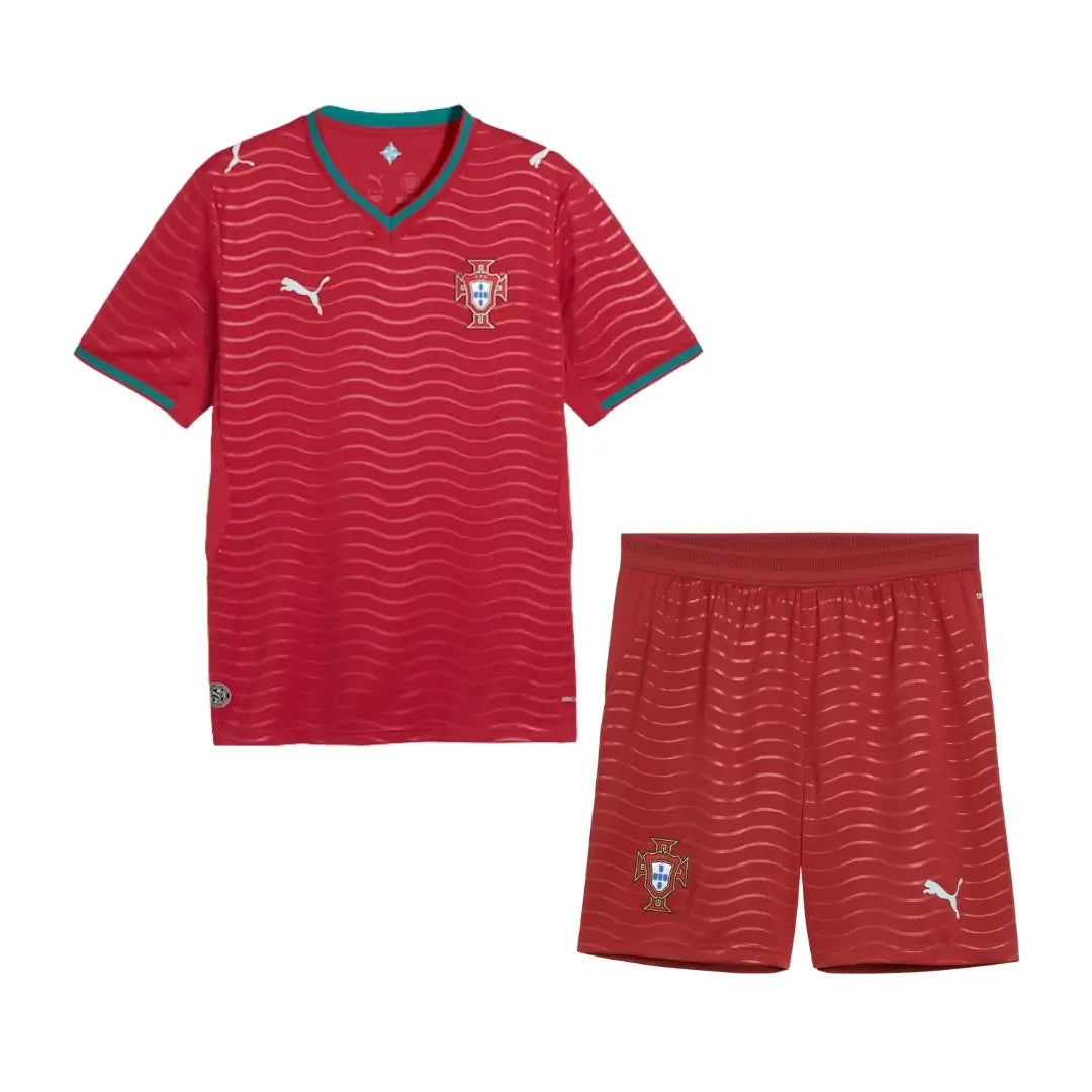 Equipación infantil de Portugal para la Copa Mundial de la FIFA 2026 - Camiseta + Pantalón corto