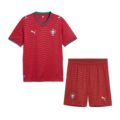 Equipación infantil de Portugal para la Copa Mundial de la FIFA 2026 - Camiseta + Pantalón corto