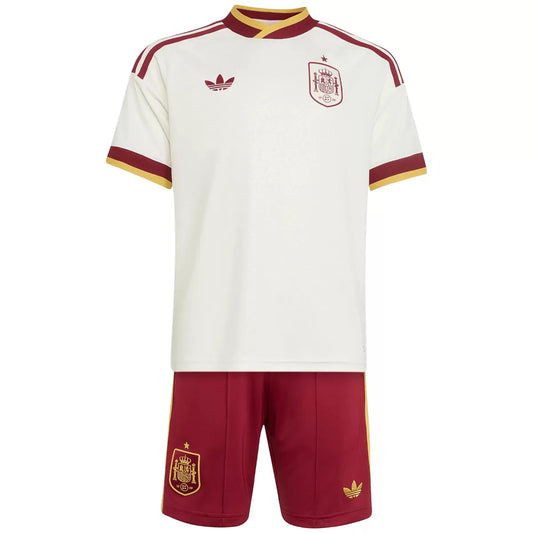 Spain Kid's Away Soccer Kit - Jersey+Shorts 2026