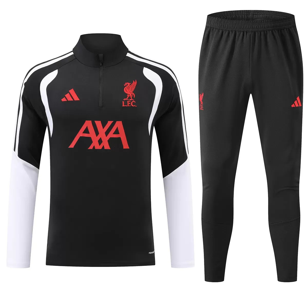 Kid's Liverpool 1/4 Zip Tracksuit 2026/27 Black