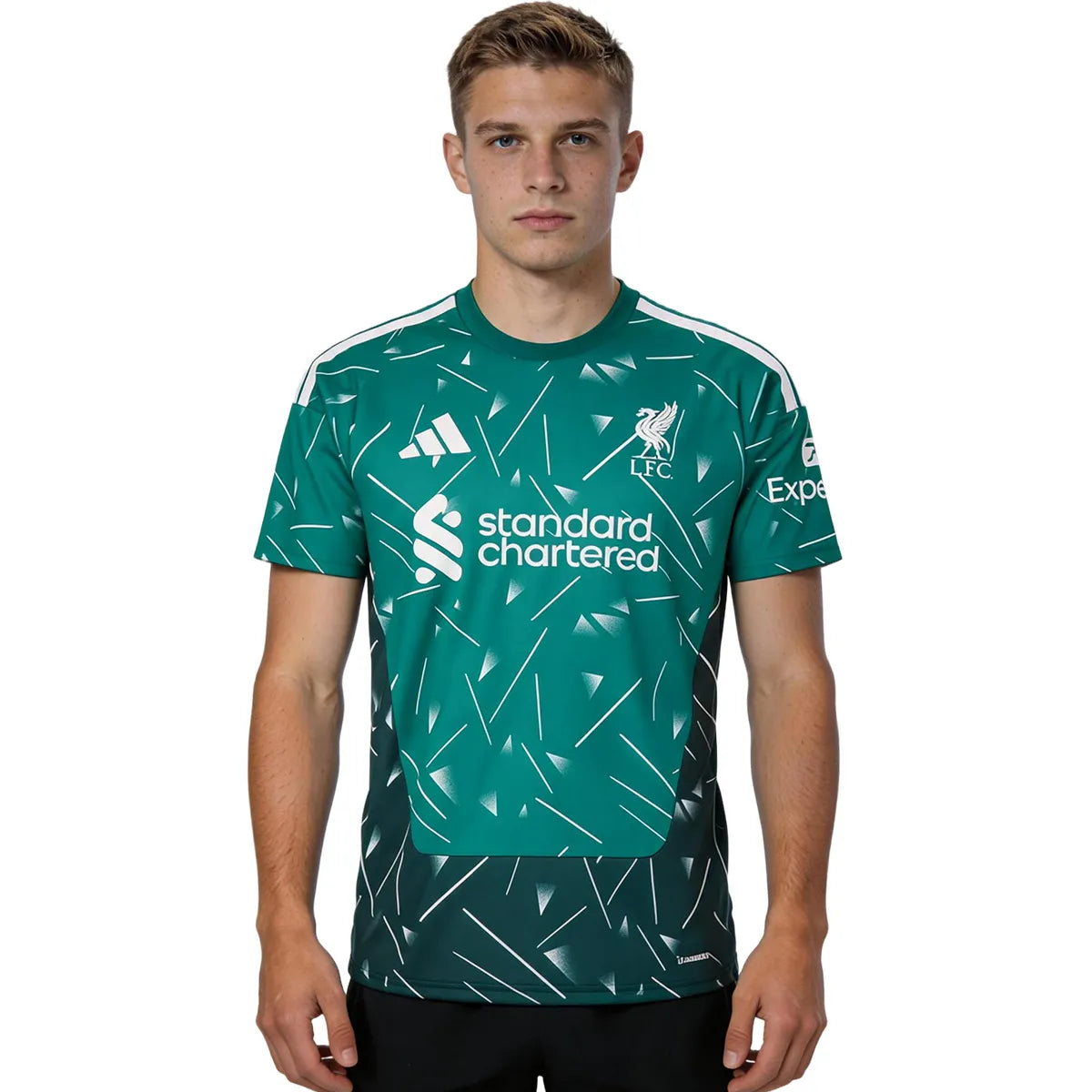 Maillot de gardien de but de Liverpool vert 2025/26