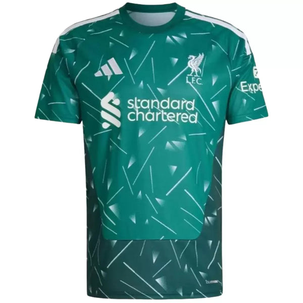 Maillot de gardien de but de Liverpool vert 2025/26