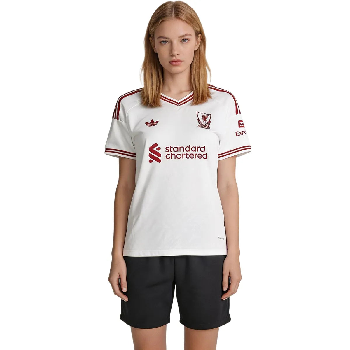Maillot domicile de l'équipe féminine de Liverpool 2025/26