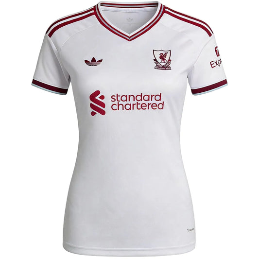 Maillot domicile de l'équipe féminine de Liverpool 2025/26
