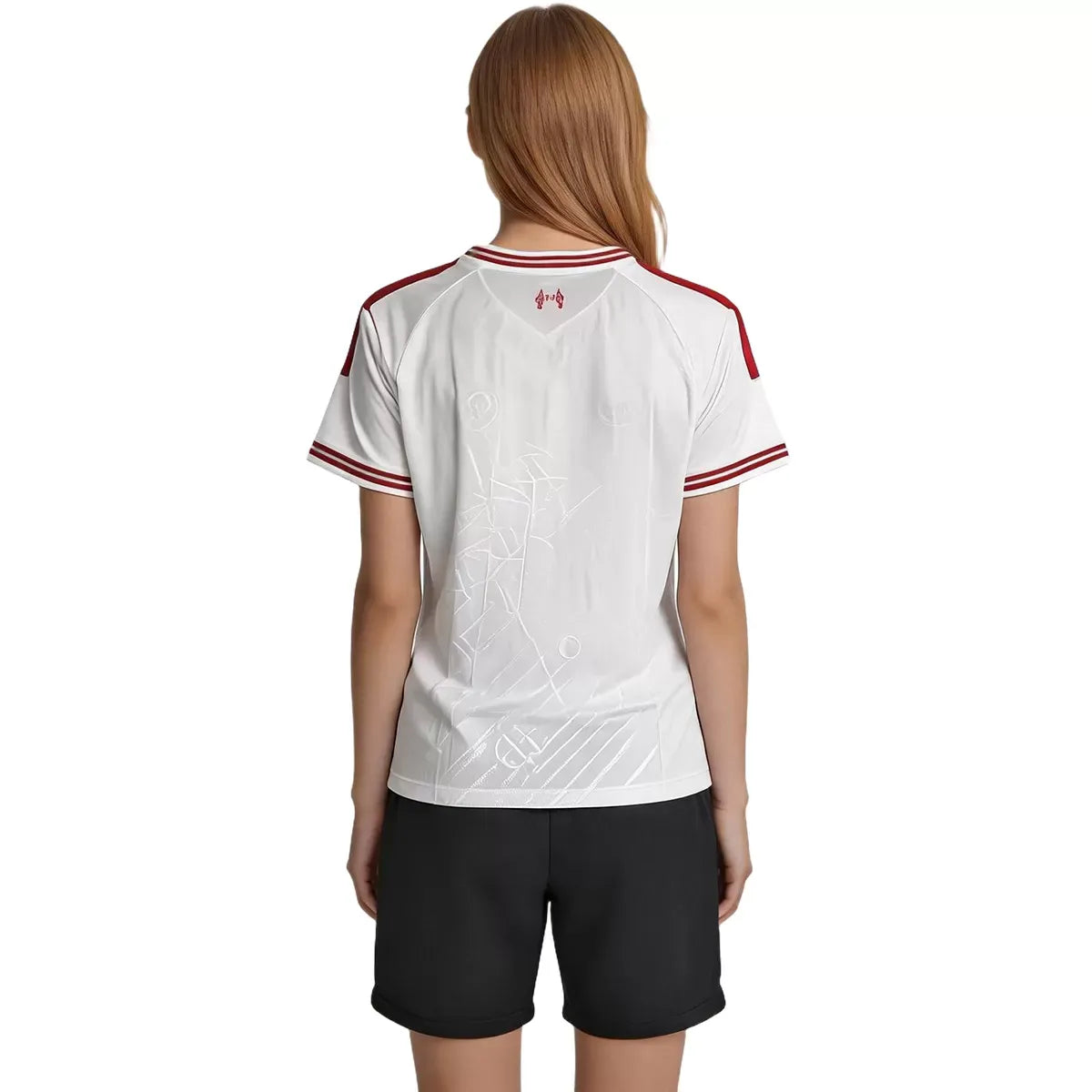 Maillot domicile de l'équipe féminine de Liverpool 2025/26